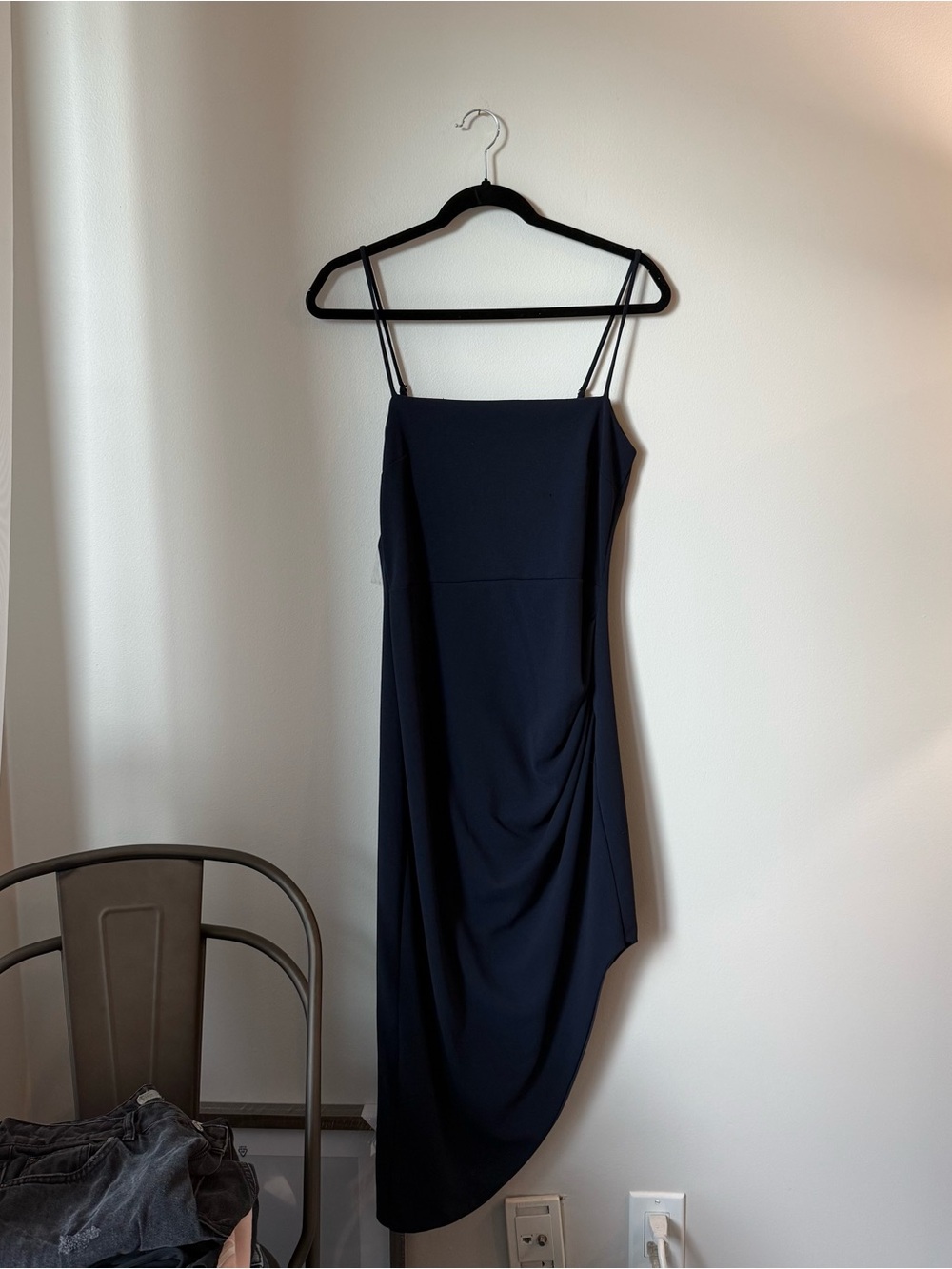 4/6 | Navy Asymmetric Dress